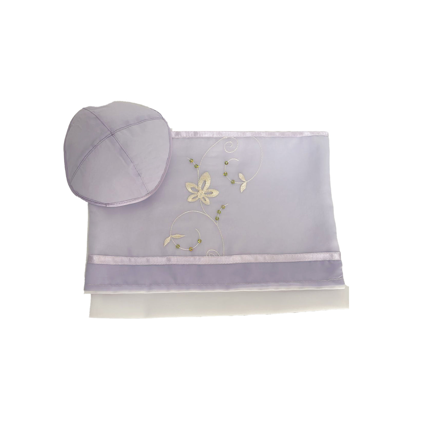 Lilac Dawn Tallit for women, Bat Mitzvha Tallit, Silk Tallit, Women's Tallit Prayer Shawl