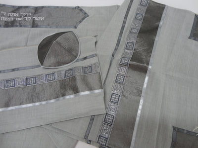 Light Grey tallit