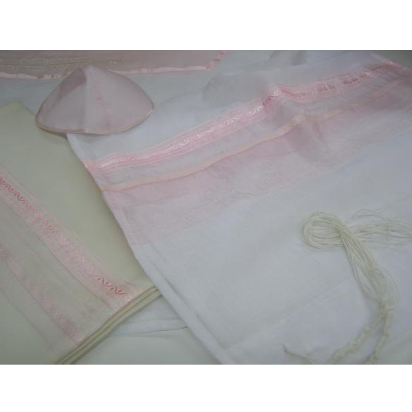 The Pink Stripes Tallit