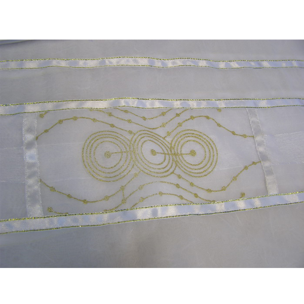 Gold Circles Tallit for women