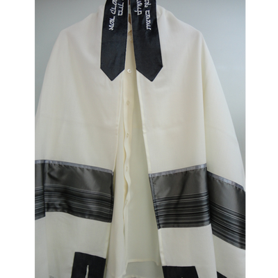 GREY TALLIT